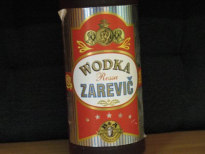 Zarevic Vodka rossa zarevic
