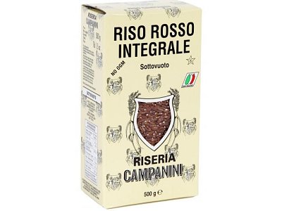 Riseria Campanini Riso rosso integrale riseria campanini g.500