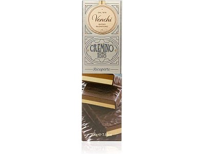 Stecca torrone cremino ricoperto g,200 venchi