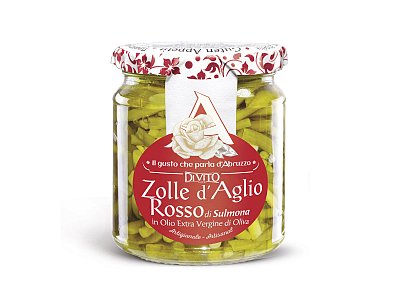 Zolle di aglio rosso di sulmona g.290 di vito