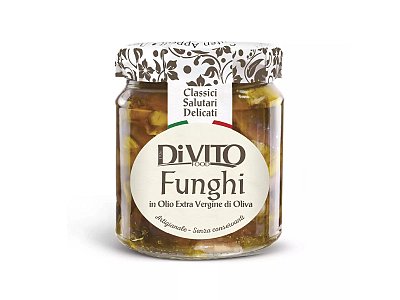 Funghi in olio extra vergine g.240 di vito