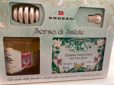 Sorso di salute tisana + miele brezzo