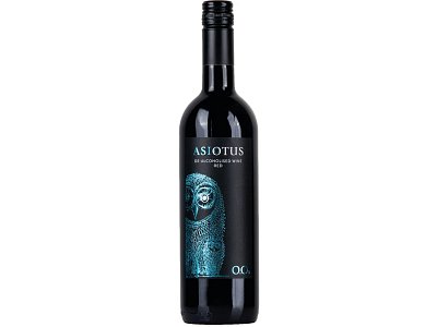 Asio otus vino rosso dealcolizzato