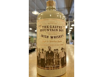 The galtee mountain boy irish whiskey