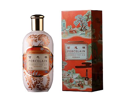 Porcelain shanghai dry gin mandarin