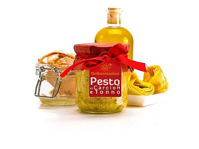 Pesto carciofi e tonno g.180 sicilia tentazioni