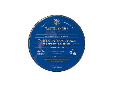 Latta torta nocciole 50% fond. e cacao g.350