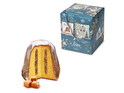 Pandoro al caramello salato kg.1 loison