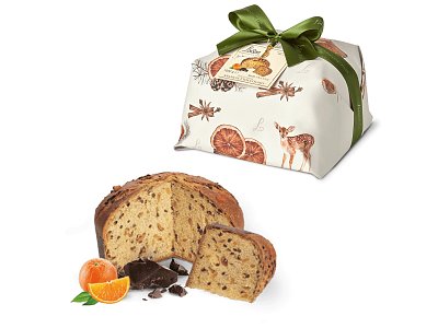 Panettone arancio e cioccolato inc.kg.1 loison