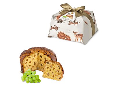 Panettone s/canditi inc. kg.1 loison