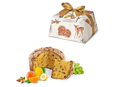 Panettone mandorlato inc. kg.1 loison