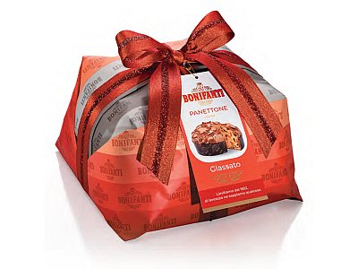 Panettone glassato s/canditi kg.1 inc.bonifanti