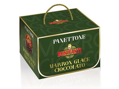 Panettone marron glaces e cioc. g.750 bonifanti