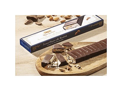 Torrone mandorla ric.cioccolato g.250 quacquarini