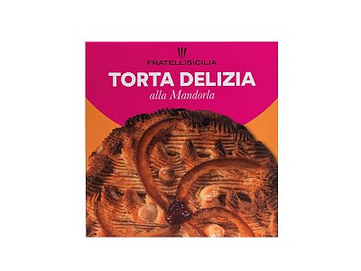 Torta delizia alla mandorla g.400 fratelli sicilia