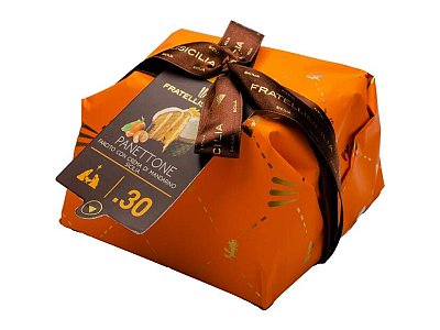 Panettone farcito g.750 mandarino fratelli sicilia