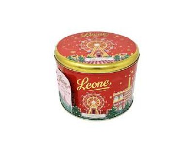 Leone Pastiglie Latta panettone con gelatine di frutta leone g.750