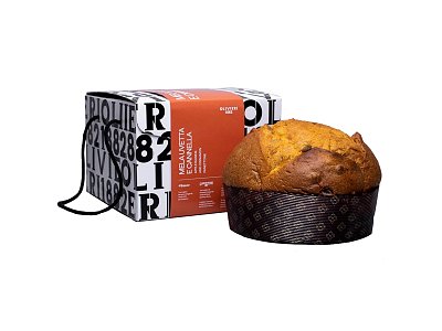 Panettone mela uvetta e cannella kg.1 olivieri