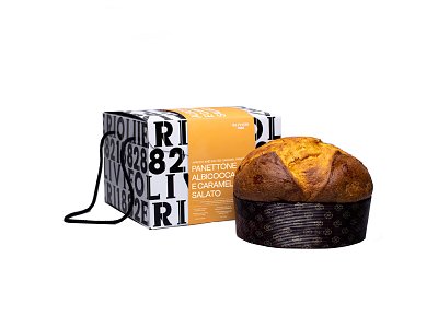 Panettone albicocca e caramello salato olivieri