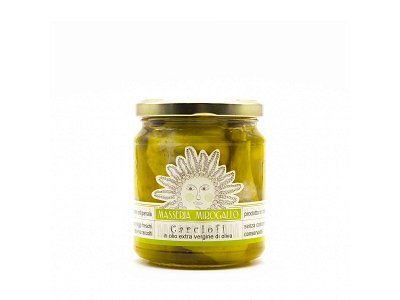 Vaso carciofi in olio extravergine g.480 mirogallo